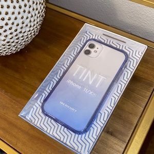 Blue transparent iPhone 11 case NWT